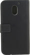 Mobilize Telefoonhoesje geschikt voor Motorola Moto E 3rd Gen. Hoesje | Mobilize Classic Gelly Wallet Bookcase Portemonnee | Pasjeshouder voor 2 Pasjes | Telefoonhoesje voor Pinpas / OV Kaart / Rijbewijs - Zwart
