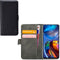Mobilize Telefoonhoesje geschikt voor Motorola Moto E32 Hoesje | Mobilize Classic Gelly Wallet Bookcase Portemonnee | Pasjeshouder voor 2 Pasjes | Telefoonhoesje voor Pinpas / OV Kaart / Rijbewijs - Zwart
