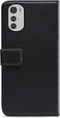 Mobilize Telefoonhoesje geschikt voor Motorola Moto E32 Hoesje | Mobilize Classic Gelly Wallet Bookcase Portemonnee | Pasjeshouder voor 2 Pasjes | Telefoonhoesje voor Pinpas / OV Kaart / Rijbewijs - Zwart