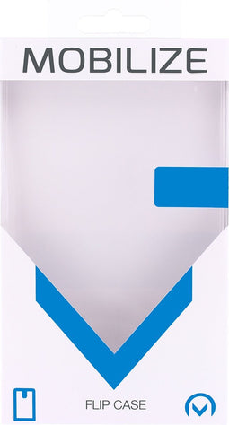 Mobilize Telefoonhoesje geschikt voor Motorola Moto E5 Hoesje | Mobilize Classic Gelly Bookcase | Pasjeshouder voor 1 Pasje | Telefoonhoesje voor Pinpas / OV Kaart / Rijbewijs - Zwart
