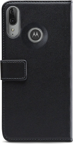 Mobilize Telefoonhoesje geschikt voor Motorola Moto E6 Plus Hoesje | Mobilize Classic Gelly Wallet Bookcase Portemonnee | Pasjeshouder voor 2 Pasjes | Telefoonhoesje voor Pinpas / OV Kaart / Rijbewijs - Zwart