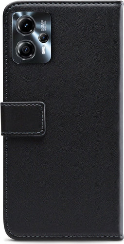 Mobilize Telefoonhoesje geschikt voor Motorola Moto G13 Hoesje | Mobilize Classic Gelly Wallet Bookcase Portemonnee | Pasjeshouder voor 2 Pasjes | Telefoonhoesje voor Pinpas / OV Kaart / Rijbewijs - Zwart