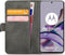 Mobilize Telefoonhoesje geschikt voor Motorola Moto G13 Hoesje | Mobilize Classic Gelly Wallet Bookcase Portemonnee | Pasjeshouder voor 2 Pasjes | Telefoonhoesje voor Pinpas / OV Kaart / Rijbewijs - Zwart