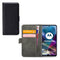 Mobilize Telefoonhoesje geschikt voor Motorola Moto G200 5G Hoesje | Mobilize Classic Gelly Wallet Bookcase Portemonnee | Pasjeshouder voor 2 Pasjes | Telefoonhoesje voor Pinpas / OV Kaart / Rijbewijs - Zwart