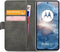 Mobilize Telefoonhoesje geschikt voor Motorola Moto G24 Hoesje | Mobilize Classic Gelly Wallet Bookcase Portemonnee | Pasjeshouder voor 2 Pasjes | Telefoonhoesje voor Pinpas / OV Kaart / Rijbewijs - Zwart