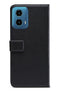 Mobilize Telefoonhoesje geschikt voor Motorola Moto G34 Hoesje | Mobilize Classic Gelly Wallet Bookcase Portemonnee | Pasjeshouder voor 2 Pasjes | Telefoonhoesje voor Pinpas / OV Kaart / Rijbewijs - Zwart