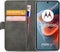 Mobilize Telefoonhoesje geschikt voor Motorola Moto G34 Hoesje | Mobilize Classic Gelly Wallet Bookcase Portemonnee | Pasjeshouder voor 2 Pasjes | Telefoonhoesje voor Pinpas / OV Kaart / Rijbewijs - Zwart