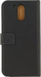 Mobilize Telefoonhoesje geschikt voor Motorola Moto G4 Hoesje | Mobilize Classic Wallet Bookcase Portemonnee | Pasjeshouder voor 2 Pasjes | Telefoonhoesje voor Pinpas / OV Kaart / Rijbewijs - Zwart