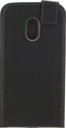 Mobilize Telefoonhoesje geschikt voor Motorola Moto G4 Play Hoesje | Mobilize Classic Gelly Flipcase | Pasjeshouder voor 1 Pasje | Telefoonhoesje voor Pinpas / OV Kaart / Rijbewijs - Zwart
