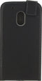 Mobilize Telefoonhoesje geschikt voor Motorola Moto G4 Play Hoesje | Mobilize Classic Gelly Flipcase | Pasjeshouder voor 1 Pasje | Telefoonhoesje voor Pinpas / OV Kaart / Rijbewijs - Zwart