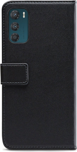 Mobilize Telefoonhoesje geschikt voor Motorola Moto G42 Hoesje | Mobilize Classic Gelly Wallet Bookcase Portemonnee | Pasjeshouder voor 2 Pasjes | Telefoonhoesje voor Pinpas / OV Kaart / Rijbewijs - Zwart