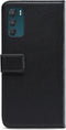 Mobilize Telefoonhoesje geschikt voor Motorola Moto G42 Hoesje | Mobilize Classic Gelly Wallet Bookcase Portemonnee | Pasjeshouder voor 2 Pasjes | Telefoonhoesje voor Pinpas / OV Kaart / Rijbewijs - Zwart