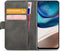 Mobilize Telefoonhoesje geschikt voor Motorola Moto G42 Hoesje | Mobilize Classic Gelly Wallet Bookcase Portemonnee | Pasjeshouder voor 2 Pasjes | Telefoonhoesje voor Pinpas / OV Kaart / Rijbewijs - Zwart