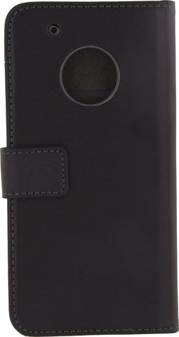 Mobilize Telefoonhoesje geschikt voor Motorola Moto G5 Plus Hoesje | Mobilize Classic Gelly Wallet Bookcase Portemonnee | Pasjeshouder voor 2 Pasjes | Telefoonhoesje voor Pinpas / OV Kaart / Rijbewijs - Zwart