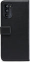 Mobilize Telefoonhoesje geschikt voor Motorola Moto G52 Hoesje | Mobilize Classic Gelly Wallet Bookcase Portemonnee | Pasjeshouder voor 2 Pasjes | Telefoonhoesje voor Pinpas / OV Kaart / Rijbewijs - Zwart