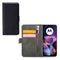 Mobilize Telefoonhoesje geschikt voor Motorola Moto G54 Hoesje | Mobilize Classic Gelly Wallet Bookcase Portemonnee | Pasjeshouder voor 2 Pasjes | Telefoonhoesje voor Pinpas / OV Kaart / Rijbewijs - Zwart