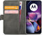 Mobilize Telefoonhoesje geschikt voor Motorola Moto G54 Hoesje | Mobilize Classic Gelly Wallet Bookcase Portemonnee | Pasjeshouder voor 2 Pasjes | Telefoonhoesje voor Pinpas / OV Kaart / Rijbewijs - Zwart