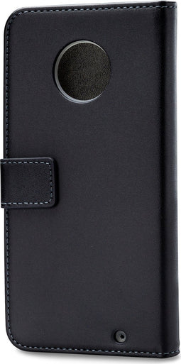Mobilize Telefoonhoesje geschikt voor Motorola Moto G6 Plus Hoesje | Mobilize Classic Gelly Wallet Bookcase Portemonnee | Pasjeshouder voor 2 Pasjes | Telefoonhoesje voor Pinpas / OV Kaart / Rijbewijs - Zwart