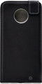 Mobilize Telefoonhoesje geschikt voor Motorola Moto G6 Plus Hoesje | Mobilize Classic Gelly Bookcase | Pasjeshouder voor 1 Pasje | Telefoonhoesje voor Pinpas / OV Kaart / Rijbewijs - Zwart