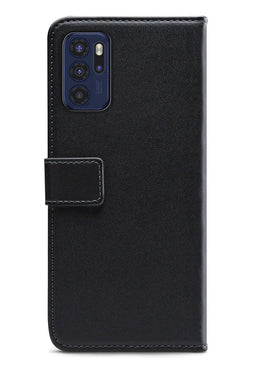 Mobilize Telefoonhoesje geschikt voor Motorola Moto G60 Hoesje | Mobilize Classic Gelly Wallet Bookcase Portemonnee | Pasjeshouder voor 2 Pasjes | Telefoonhoesje voor Pinpas / OV Kaart / Rijbewijs - Zwart