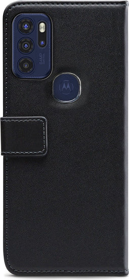 Mobilize Telefoonhoesje geschikt voor Motorola Moto G60s Hoesje | Mobilize Classic Gelly Wallet Bookcase Portemonnee | Pasjeshouder voor 2 Pasjes | Telefoonhoesje voor Pinpas / OV Kaart / Rijbewijs - Zwart