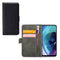 Mobilize Telefoonhoesje geschikt voor Motorola Moto G71 5G Hoesje | Mobilize Classic Gelly Wallet Bookcase Portemonnee | Pasjeshouder voor 2 Pasjes | Telefoonhoesje voor Pinpas / OV Kaart / Rijbewijs - Zwart