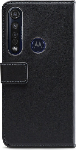 Mobilize Telefoonhoesje geschikt voor Motorola Moto G8 Plus Hoesje | Mobilize Classic Gelly Wallet Bookcase Portemonnee | Pasjeshouder voor 2 Pasjes | Telefoonhoesje voor Pinpas / OV Kaart / Rijbewijs - Zwart