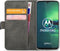 Mobilize Telefoonhoesje geschikt voor Motorola Moto G8 Plus Hoesje | Mobilize Classic Gelly Wallet Bookcase Portemonnee | Pasjeshouder voor 2 Pasjes | Telefoonhoesje voor Pinpas / OV Kaart / Rijbewijs - Zwart