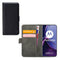 Mobilize Telefoonhoesje geschikt voor Motorola Moto G84 Hoesje | Mobilize Classic Gelly Wallet Bookcase Portemonnee | Pasjeshouder voor 2 Pasjes | Telefoonhoesje voor Pinpas / OV Kaart / Rijbewijs - Zwart