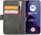 Mobilize Telefoonhoesje geschikt voor Motorola Moto G84 Hoesje | Mobilize Classic Gelly Wallet Bookcase Portemonnee | Pasjeshouder voor 2 Pasjes | Telefoonhoesje voor Pinpas / OV Kaart / Rijbewijs - Zwart