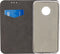 Mobilize Telefoonhoesje geschikt voor Motorola Moto X4 Hoesje | Mobilize Premium Gelly Bookcase Portemonnee | Pasjeshouder voor 1 Pasje | Telefoonhoesje voor Pinpas / OV Kaart / Rijbewijs - Zwart