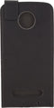 Mobilize Telefoonhoesje geschikt voor Motorola Moto Z2 Force Hoesje | Mobilize Classic Gelly Flipcase | Pasjeshouder voor 1 Pasje | Telefoonhoesje voor Pinpas / OV Kaart / Rijbewijs - Zwart
