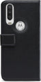 Mobilize Telefoonhoesje geschikt voor Motorola One Action Hoesje | Mobilize Classic Gelly Wallet Bookcase Portemonnee | Pasjeshouder voor 2 Pasjes | Telefoonhoesje voor Pinpas / OV Kaart / Rijbewijs - Zwart