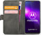 Mobilize Telefoonhoesje geschikt voor Motorola One Macro Hoesje | Mobilize Classic Gelly Wallet Bookcase Portemonnee | Pasjeshouder voor 2 Pasjes | Telefoonhoesje voor Pinpas / OV Kaart / Rijbewijs - Zwart