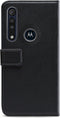 Mobilize Telefoonhoesje geschikt voor Motorola One Macro Hoesje | Mobilize Classic Gelly Wallet Bookcase Portemonnee | Pasjeshouder voor 2 Pasjes | Telefoonhoesje voor Pinpas / OV Kaart / Rijbewijs - Zwart