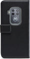 Mobilize Telefoonhoesje geschikt voor Motorola One Zoom Hoesje | Mobilize Classic Gelly Wallet Bookcase Portemonnee | Pasjeshouder voor 2 Pasjes | Telefoonhoesje voor Pinpas / OV Kaart / Rijbewijs - Zwart