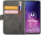 Mobilize Telefoonhoesje geschikt voor Motorola One Zoom Hoesje | Mobilize Classic Gelly Wallet Bookcase Portemonnee | Pasjeshouder voor 2 Pasjes | Telefoonhoesje voor Pinpas / OV Kaart / Rijbewijs - Zwart