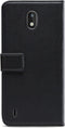 Mobilize Telefoonhoesje geschikt voor Nokia 1.3 Hoesje | Mobilize Classic Gelly Wallet Bookcase Portemonnee | Pasjeshouder voor 2 Pasjes | Telefoonhoesje voor Pinpas / OV Kaart / Rijbewijs - Zwart