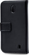 Mobilize Telefoonhoesje geschikt voor Nokia 1 Hoesje | Mobilize Classic Gelly Wallet Bookcase Portemonnee | Pasjeshouder voor 2 Pasjes | Telefoonhoesje voor Pinpas / OV Kaart / Rijbewijs - Zwart