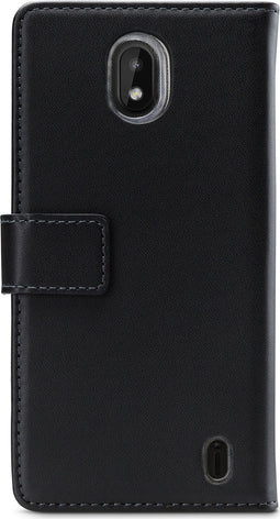 Mobilize Telefoonhoesje geschikt voor Nokia 1 Plus Hoesje | Mobilize Classic Gelly Wallet Bookcase Portemonnee | Pasjeshouder voor 2 Pasjes | Telefoonhoesje voor Pinpas / OV Kaart / Rijbewijs - Zwart