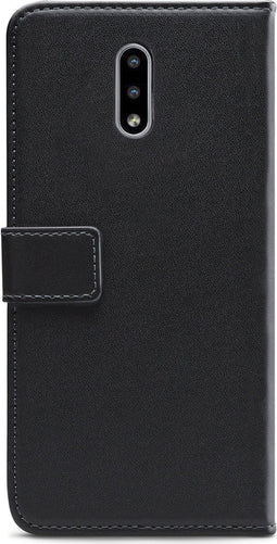 Mobilize Telefoonhoesje geschikt voor Nokia 2.3 Hoesje | Mobilize Classic Gelly Wallet Bookcase Portemonnee | Pasjeshouder voor 2 Pasjes | Telefoonhoesje voor Pinpas / OV Kaart / Rijbewijs - Zwart