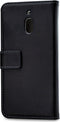 Mobilize Telefoonhoesje geschikt voor Nokia 2 Hoesje | Mobilize Classic Gelly Wallet Bookcase Portemonnee | Pasjeshouder voor 2 Pasjes | Telefoonhoesje voor Pinpas / OV Kaart / Rijbewijs - Zwart