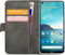 Mobilize Telefoonhoesje geschikt voor Nokia 3.4 Hoesje | Mobilize Classic Gelly Wallet Bookcase Portemonnee | Pasjeshouder voor 2 Pasjes | Telefoonhoesje voor Pinpas / OV Kaart / Rijbewijs - Zwart