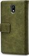 Mobilize Telefoonhoesje geschikt voor Nokia 3 Hoesje | Mobilize Elite Gelly Bookcase Portemonnee | Pasjeshouder voor 3 Pasjes | Telefoonhoesje voor Pinpas / OV Kaart / Rijbewijs - Groen