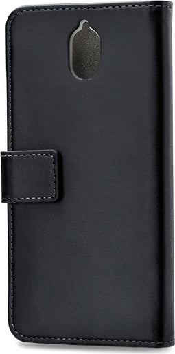 Mobilize Telefoonhoesje geschikt voor Nokia 3 Hoesje | Mobilize Classic Gelly Wallet Bookcase Portemonnee | Pasjeshouder voor 2 Pasjes | Telefoonhoesje voor Pinpas / OV Kaart / Rijbewijs - Zwart