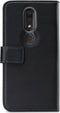 Mobilize Telefoonhoesje geschikt voor Nokia 4.2 Hoesje | Mobilize Classic Gelly Wallet Bookcase Portemonnee | Pasjeshouder voor 2 Pasjes | Telefoonhoesje voor Pinpas / OV Kaart / Rijbewijs - Zwart