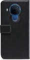 Mobilize Telefoonhoesje geschikt voor Nokia 5.4 Hoesje | Mobilize Classic Gelly Wallet Bookcase Portemonnee | Pasjeshouder voor 2 Pasjes | Telefoonhoesje voor Pinpas / OV Kaart / Rijbewijs - Zwart