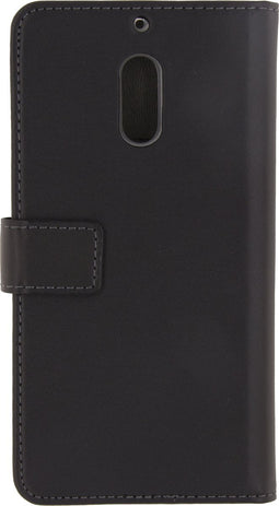 Mobilize Telefoonhoesje geschikt voor Nokia 6 Hoesje | Mobilize Classic Gelly Wallet Bookcase Portemonnee | Pasjeshouder voor 2 Pasjes | Telefoonhoesje voor Pinpas / OV Kaart / Rijbewijs - Zwart