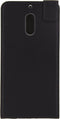 Mobilize Telefoonhoesje geschikt voor Nokia 6 Hoesje | Mobilize Classic Gelly Flipcase | Pasjeshouder voor 1 Pasje | Telefoonhoesje voor Pinpas / OV Kaart / Rijbewijs - Zwart