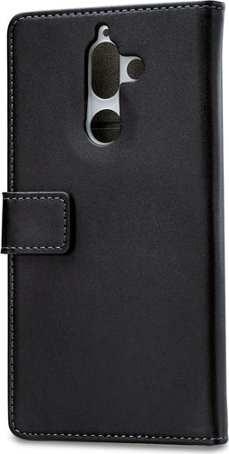 Mobilize Telefoonhoesje geschikt voor Nokia 7 Plus Hoesje | Mobilize Classic Gelly Wallet Bookcase Portemonnee | Pasjeshouder voor 2 Pasjes | Telefoonhoesje voor Pinpas / OV Kaart / Rijbewijs - Zwart